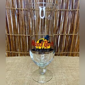 Hard Rock Cafe Souvenir Hurricane Glass Honolulu